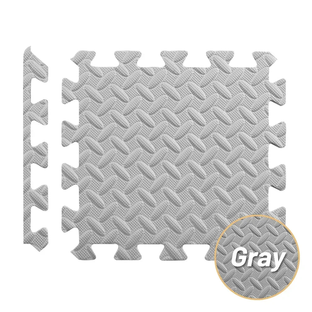 Interlocking EVA Foam Floor Mat – Soft Puzzle Tiles for Kids & Home Gym (4–20 Pcs) - Nestling Babies