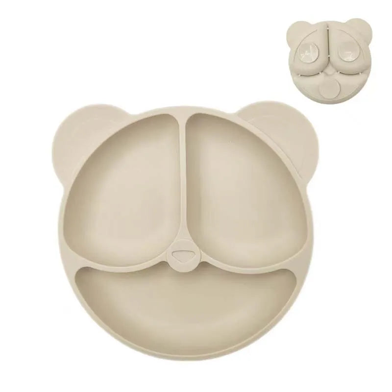 Silicone Suction Plate for Toddlers – Non-Slip Cartoon Design for Mess-Free Meals - Nestling Babies
