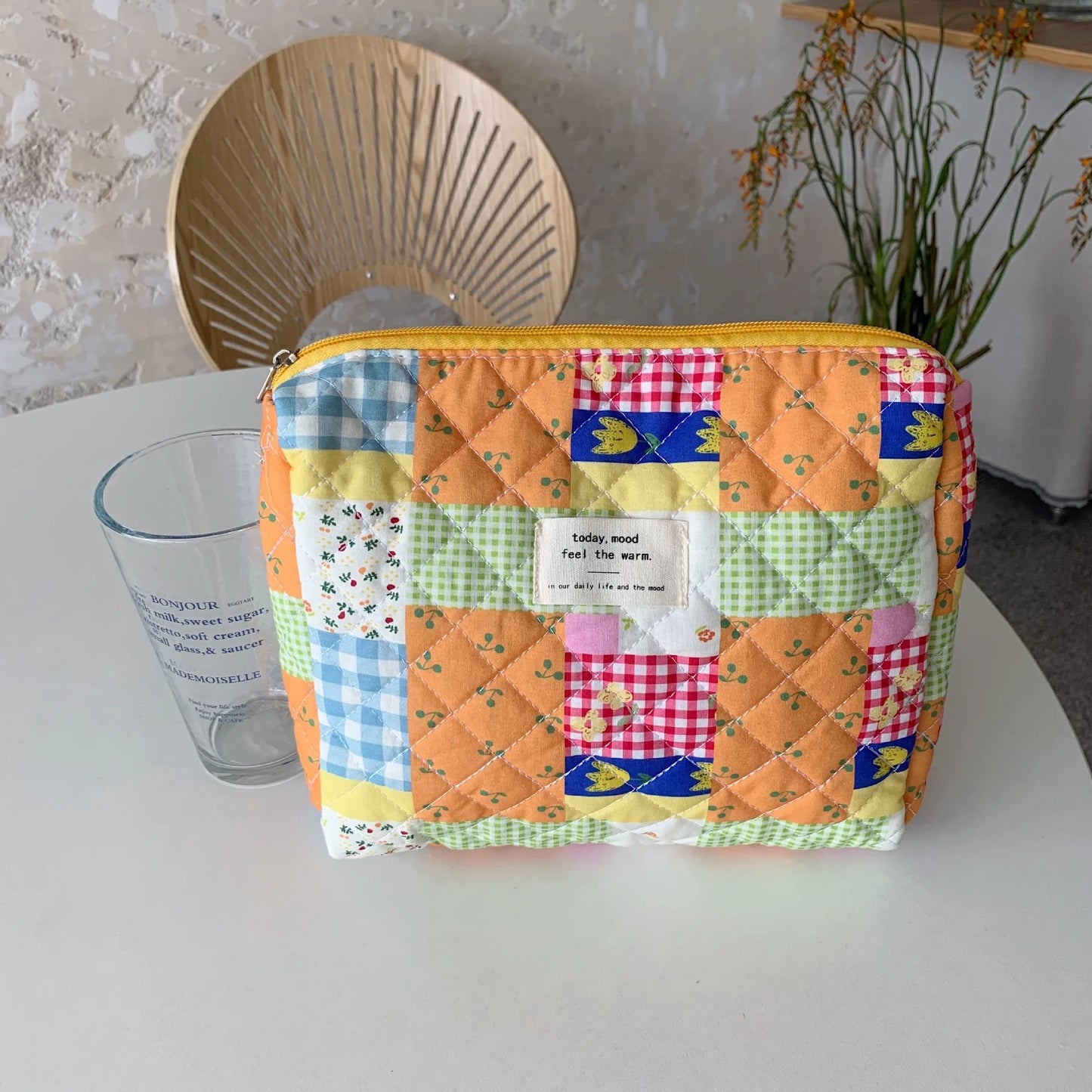 Baby Diaper Bag – Cartoon Print Travel Nappy Organizer with Zipper Closure - Nestling Babies