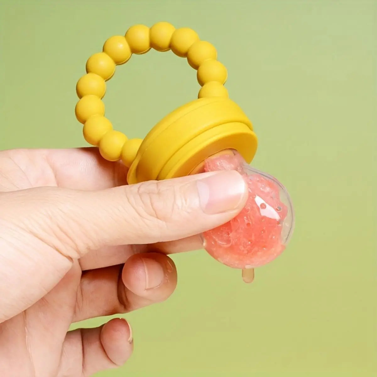 3-Pack Silicone Baby Fruit Feeders – Safe Self-Feeding Pacifiers with Easy-Grip Handles - Nestling Babies