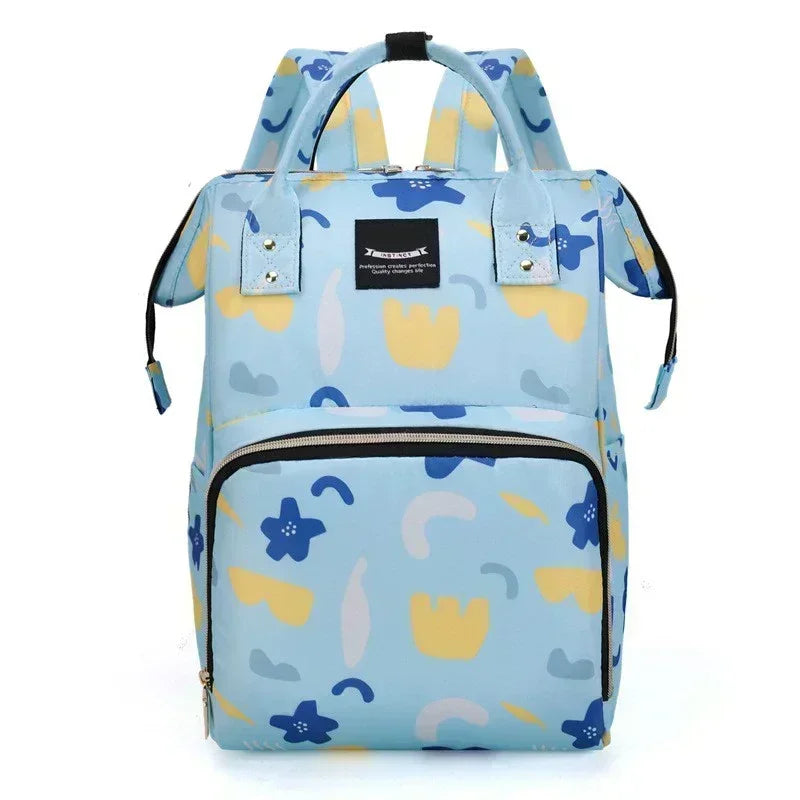 Large Capacity Diaper Backpack – Insulated Multi-Function Baby Bag for Travel & Stroller Use - Nestling Babies