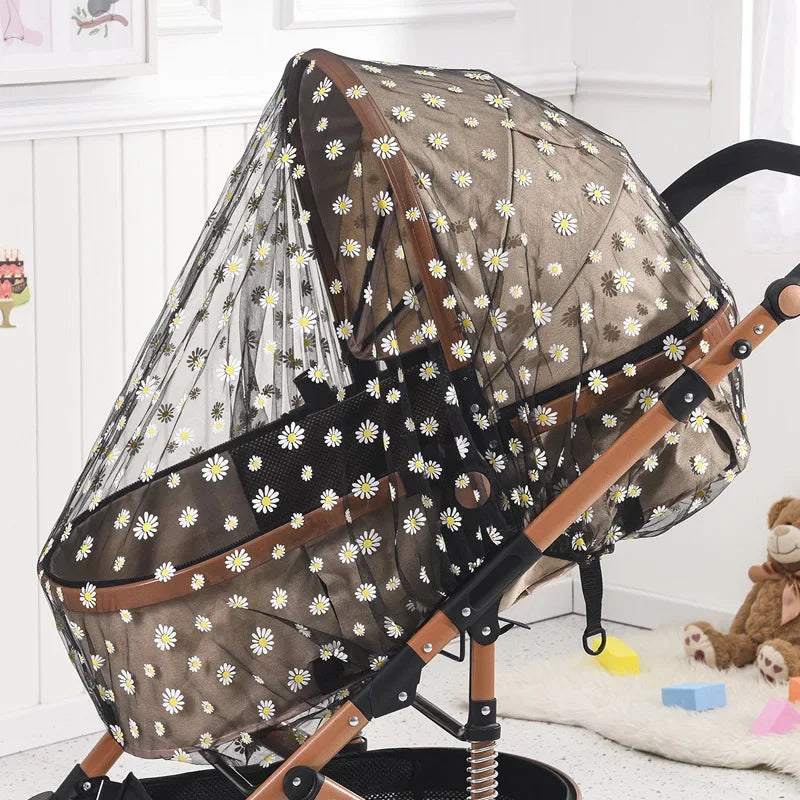 Universal Baby Stroller Mosquito Net – Sunshade Insect Protection Cover for Pushchair & Pram - Nestling Babies