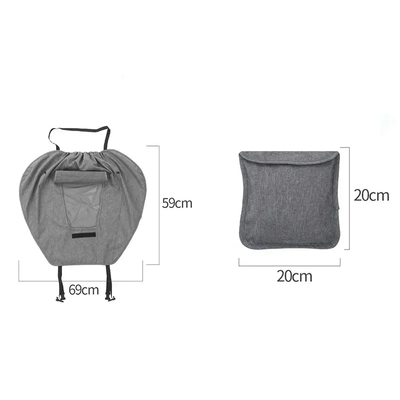 Universal Stroller Sunshade Cover – UV50+ Protection Canopy for Prams & Infant Car Seats - Nestling Babies