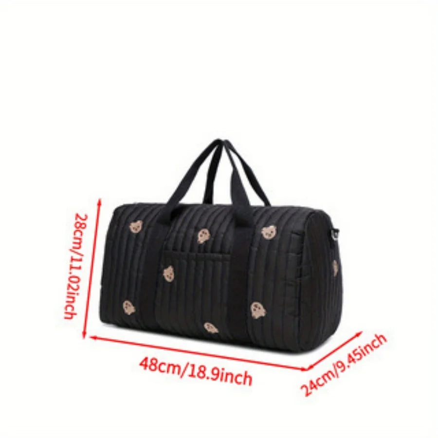 Large Mommy Diaper Bag – Multi-Functional Tote for Baby Essentials & Travel - Nestling Babies