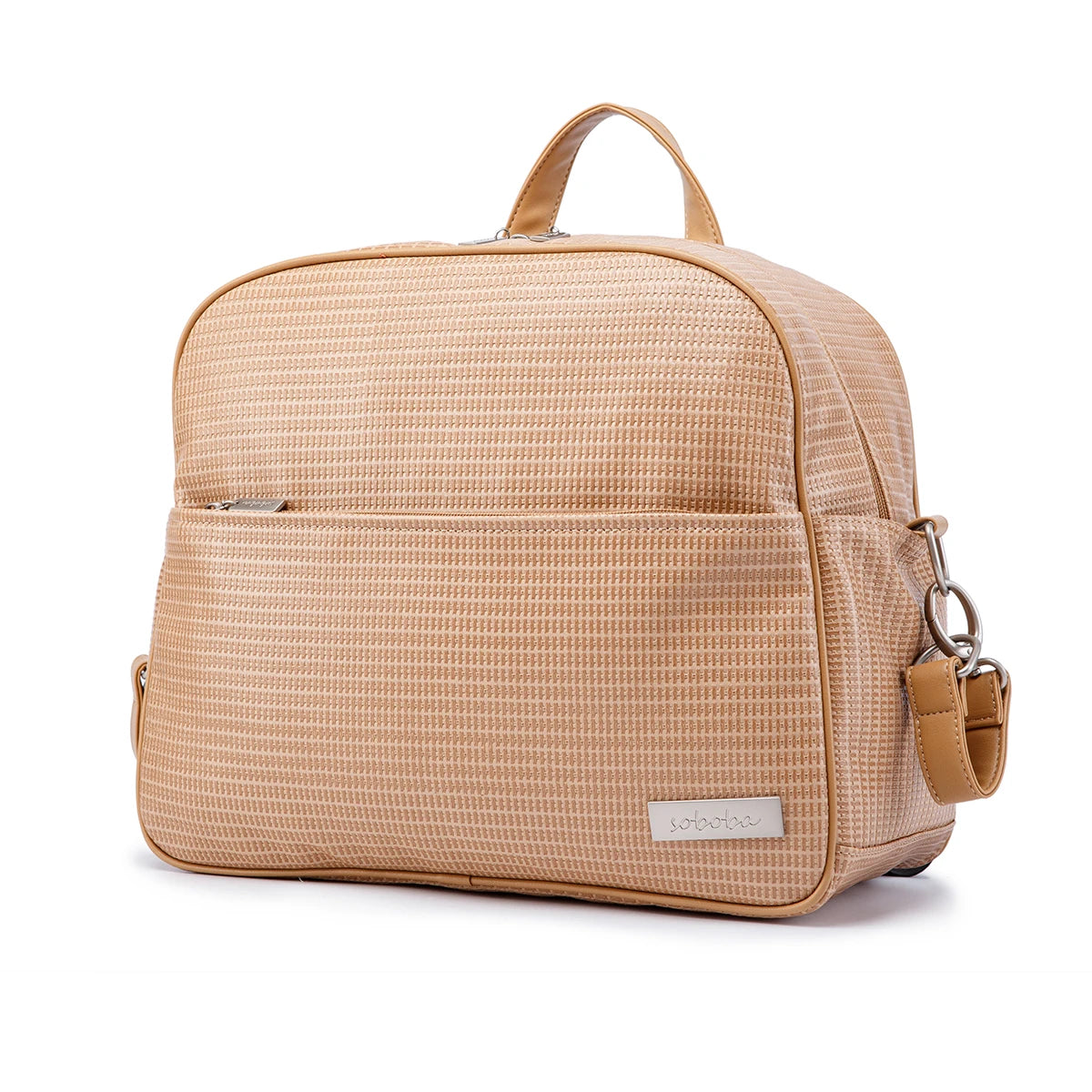 Soboba Stylish Diaper Backpack – Waterproof & Eco-Friendly PU Leather Bag for Modern Moms - Nestling Babies