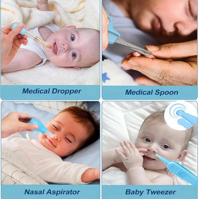All-in-One Baby Care Kit – 13-Piece Grooming & Health Essentials Set for Newborns - Nestling Babies