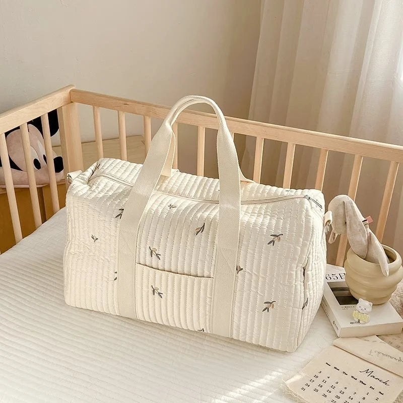 Large Mommy Diaper Bag – Multi-Functional Tote for Baby Essentials & Travel - Nestling Babies