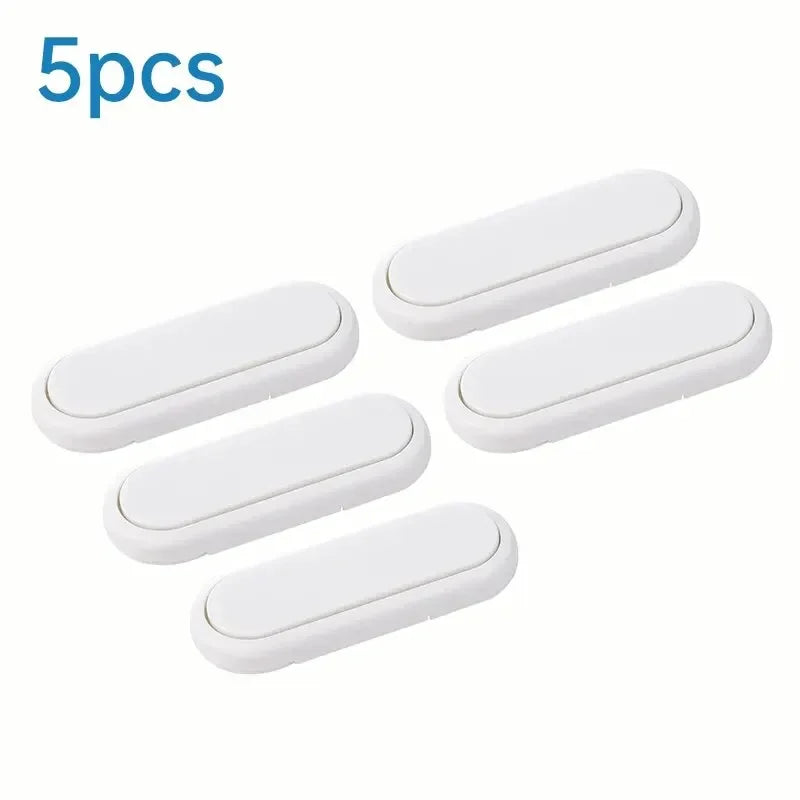 5PCS Invisible Safety Latches for Cabinets & Drawers – Baby Anti-Pinch Locks - Nestling Babies