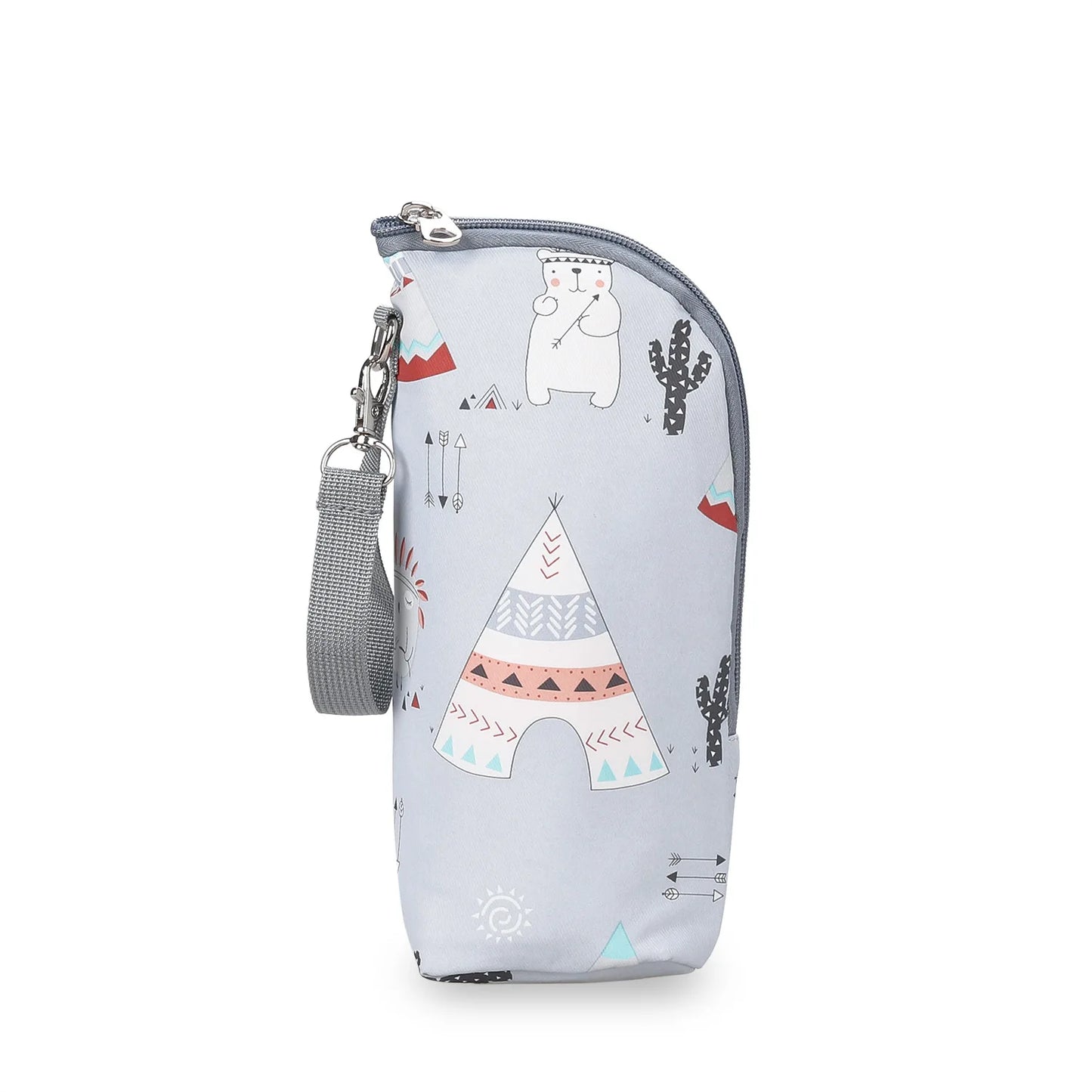 Portable Baby Bottle Warmer Bag – Insulated Bottle Holder for Outings & Stroller Use - Nestling Babies