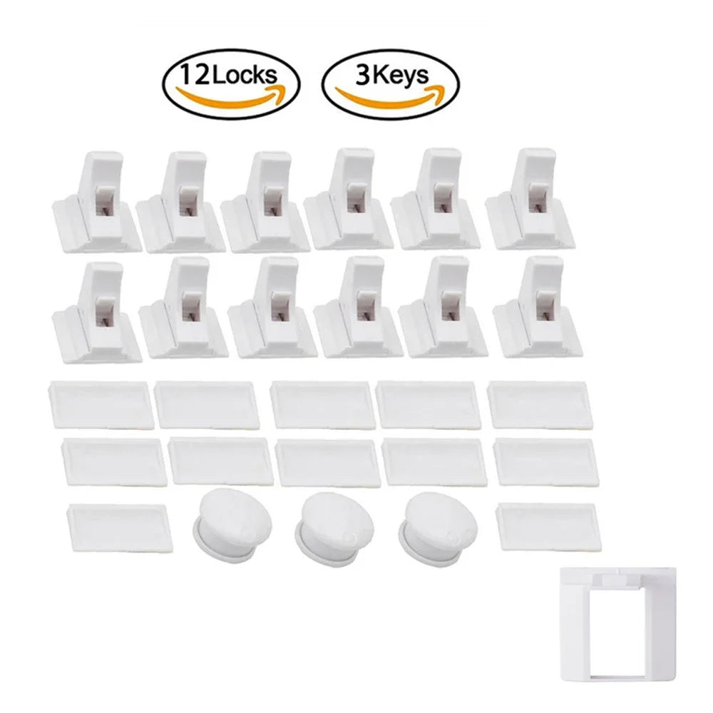 Magnetic Baby Safety Locks – Invisible Childproof Drawer & Cabinet Latches (No Drilling Required) - Nestling Babies