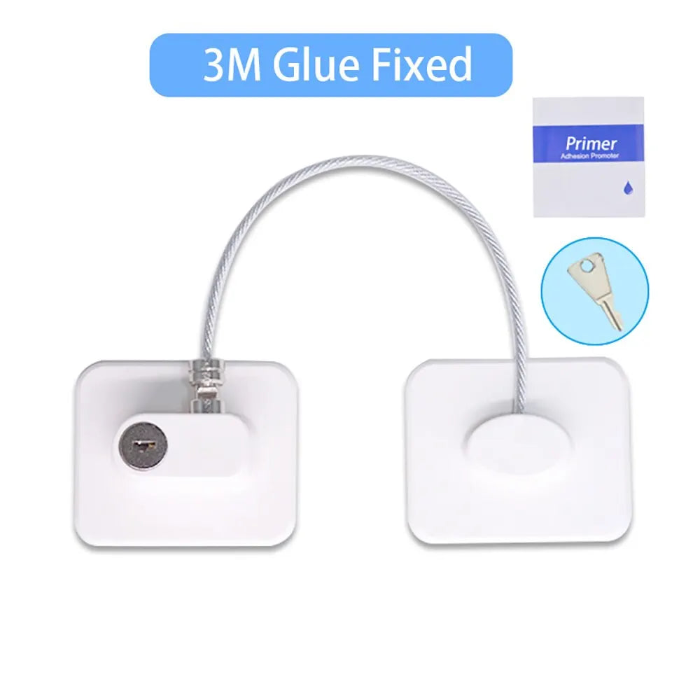 Baby Safety Cable Lock – Multi-Use Window, Fridge & Cabinet Security Lock for Kids - Nestling Babies