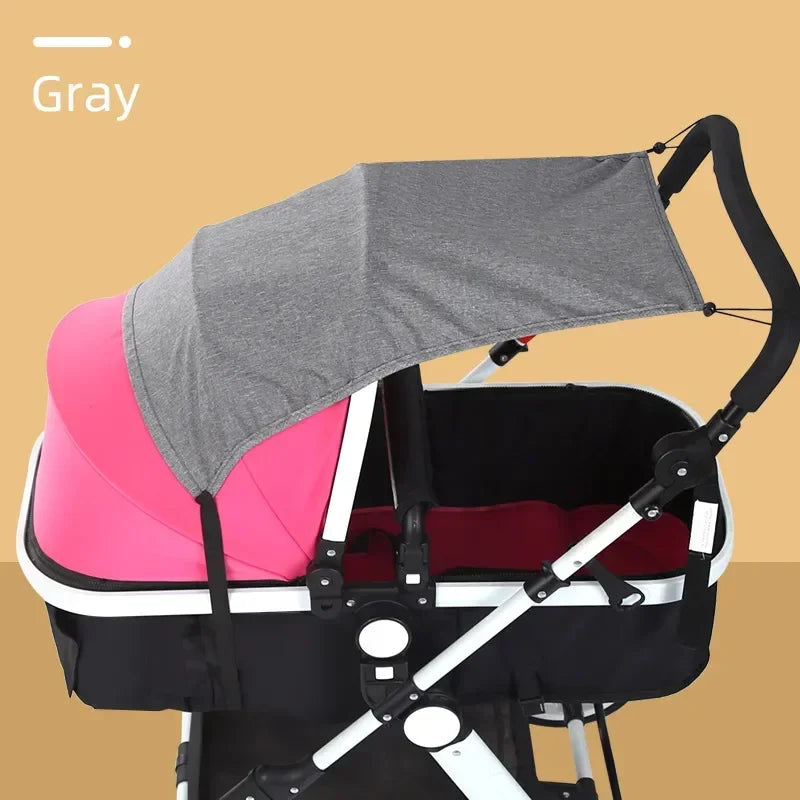 Universal Stroller Sunshade Cover – UV50+ Protection Canopy for Prams & Infant Car Seats - Nestling Babies