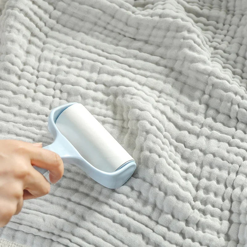 6-Layer Cotton Muslin Baby Blanket – Soft Swaddle Wrap & Bath Towel (105×105 cm) - Nestling Babies