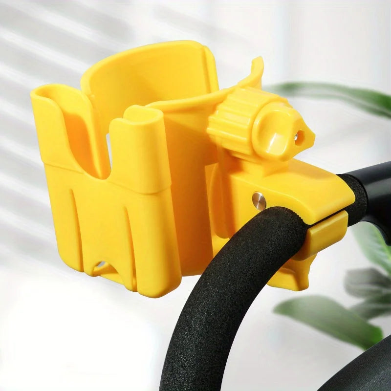 2-in-1 Universal Stroller Cup & Phone Holder – For Bottles, Mugs, and Smartphones - Nestling Babies