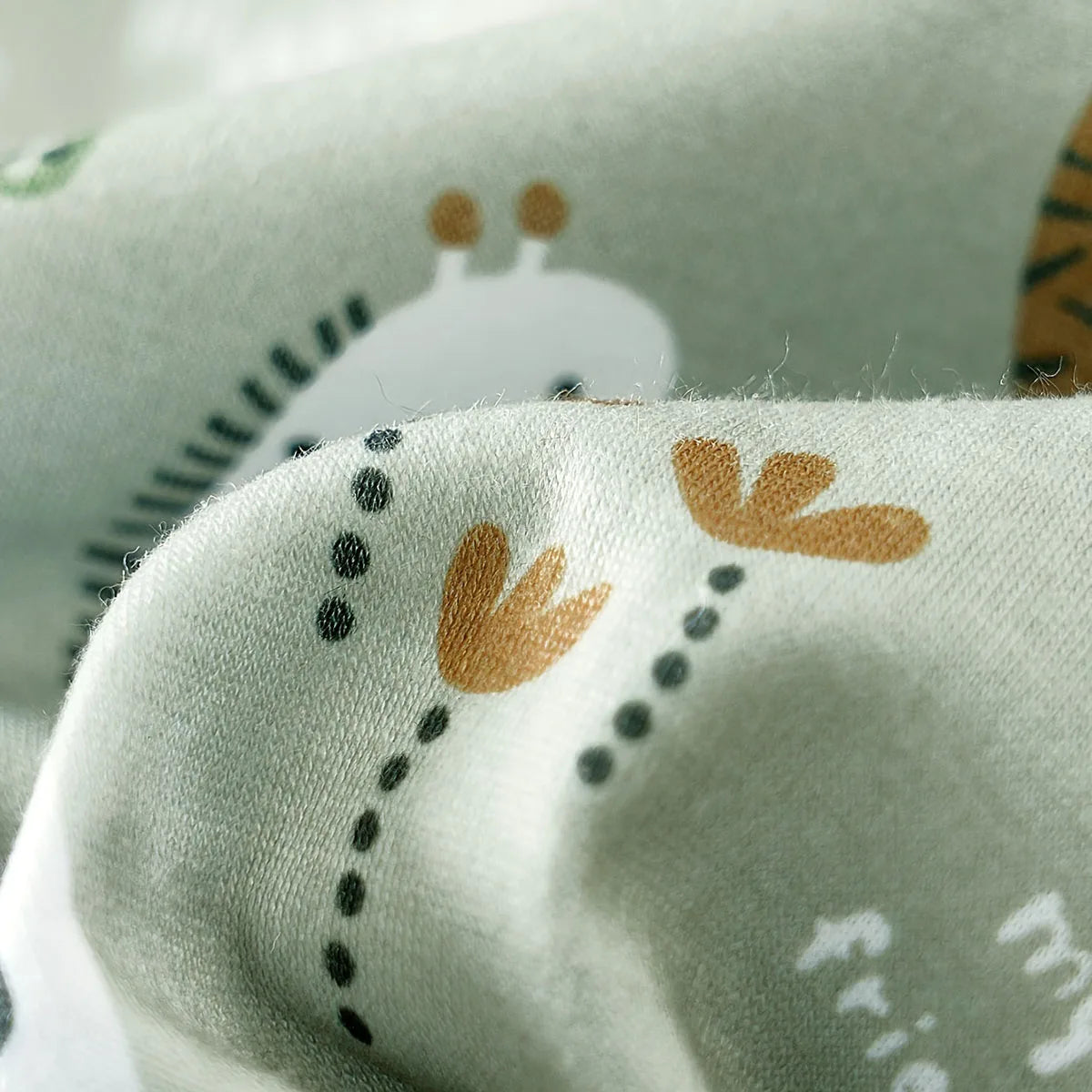 Zoo Days Romper – Faux Two-Piece Animal Print Bodysuit (0–12M | Boys) - Nestling Babies
