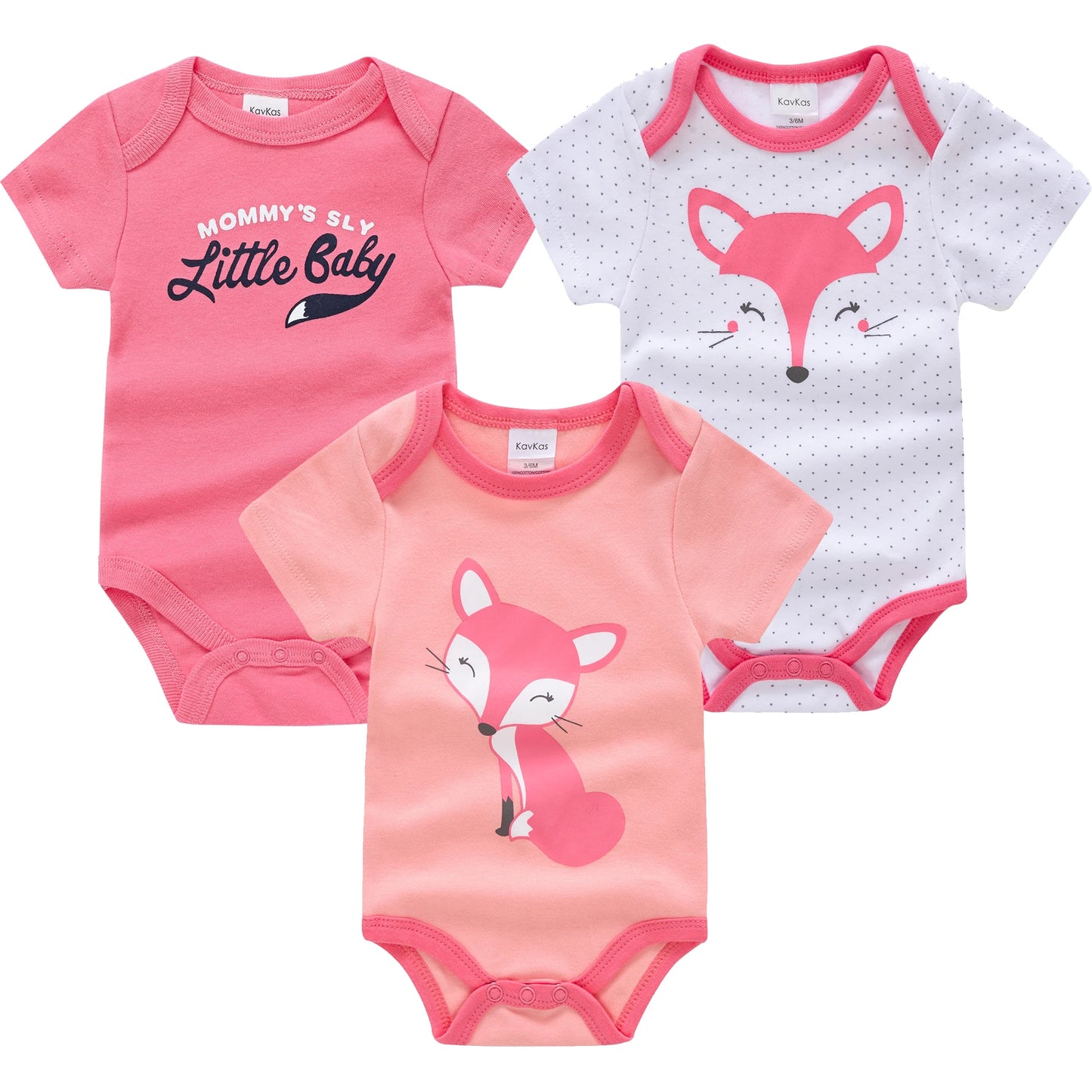 Cotton Essentials – 3/6-Pack Baby Bodysuits (Unisex | 0–12M) - Nestling Babies