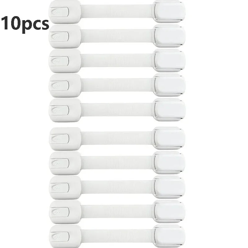 Adhesive Baby Safety Locks – Secure Straps for Drawers, Cabinets & Doors - Nestling Babies