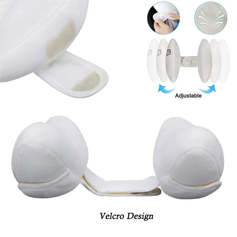 Baby Stroller & Car Seat Neck Pillow – Soft Banana-Shaped Head Support for Infants | Cartoon Flower Design - Nestling Babies
