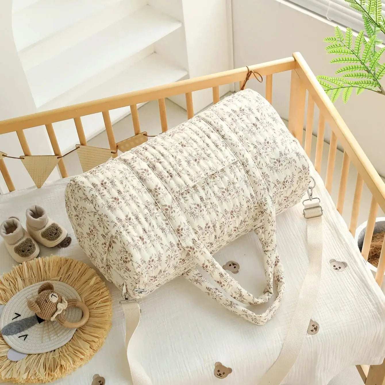 Large Capacity Mommy Bag – Multi-Functional Maternity Tote for Baby Essentials - Nestling Babies