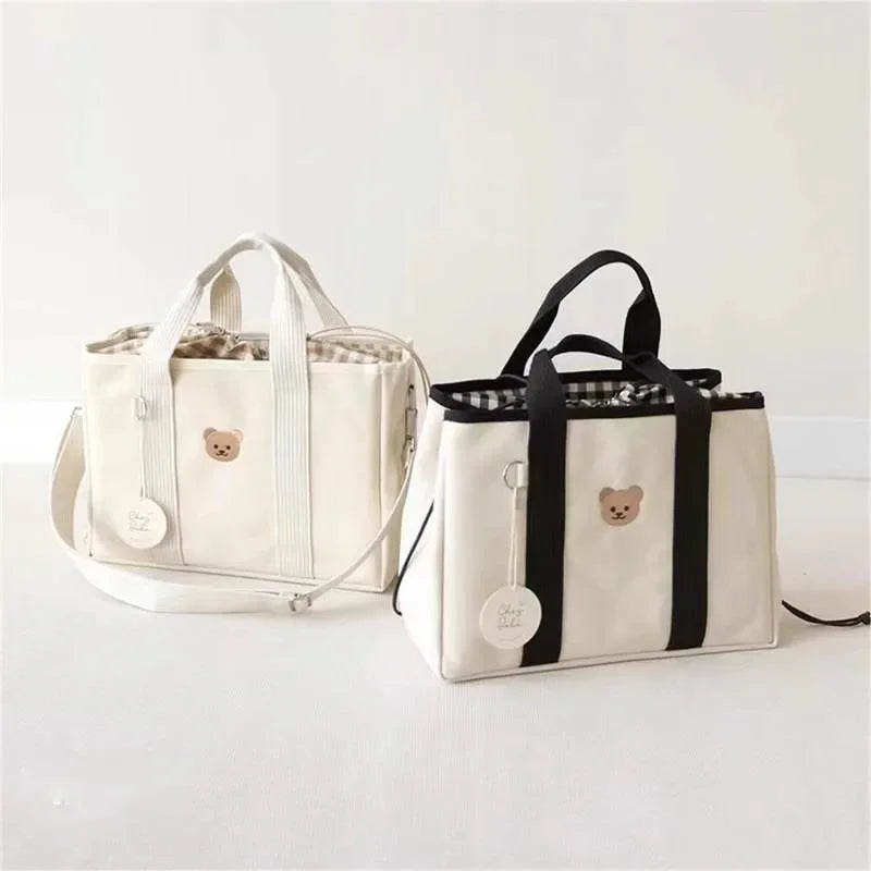 Casual Mommy Diaper Bag – Medium Size Maternity Tote for Baby Essentials & Daily Use - Nestling Babies