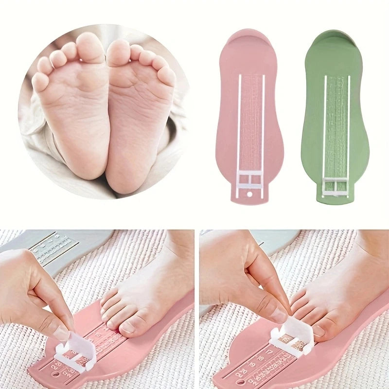 Baby Foot Measuring Gauge – Accurate Infant & Toddler Shoe Size Ruler Tool - Nestling Babies