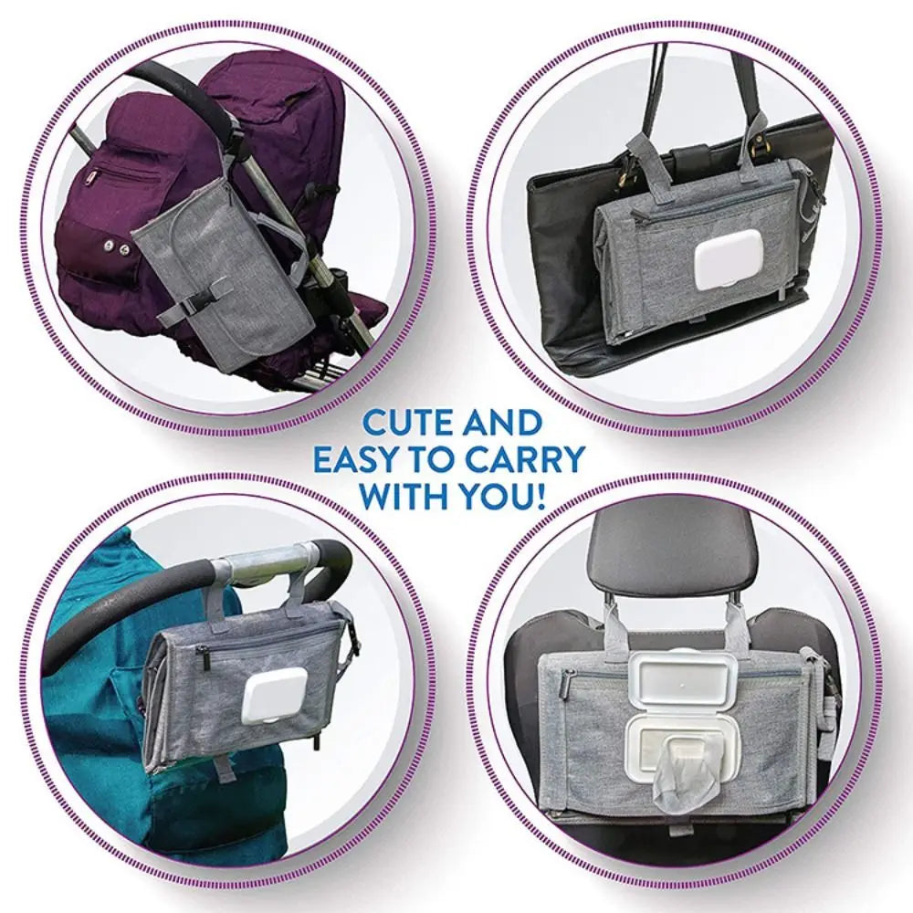 Portable Waterproof Diaper Changing Pad – Travel Essential for Modern Parents - Nestling Babies