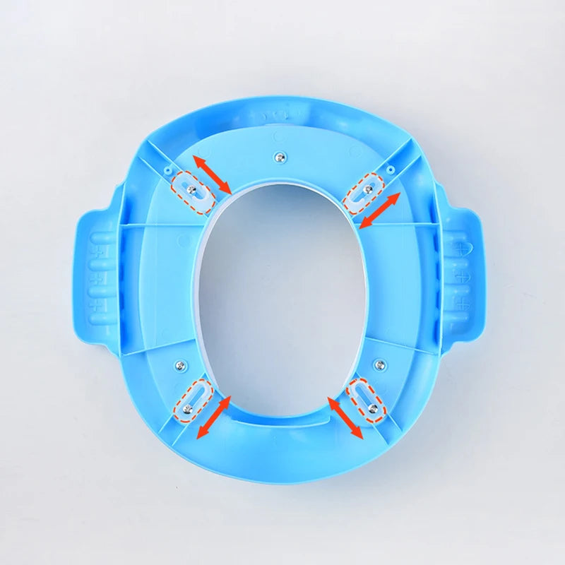Baby Toilet Training Seat – Soft Anti-Slip Potty Training Mat for Toddlers - Nestling Babies