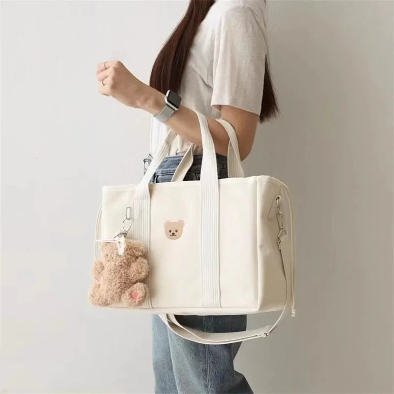 Casual Mommy Diaper Bag – Medium Size Maternity Tote for Baby Essentials & Daily Use - Nestling Babies