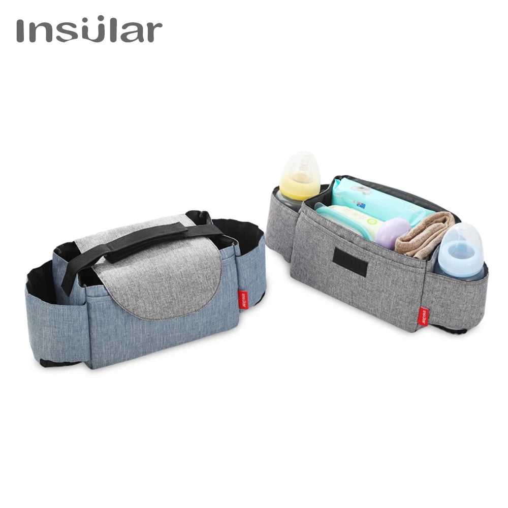 Compact Baby Diaper Bag – Lightweight Portable Organizer for Newborn Essentials (Small Size) - Nestling Babies