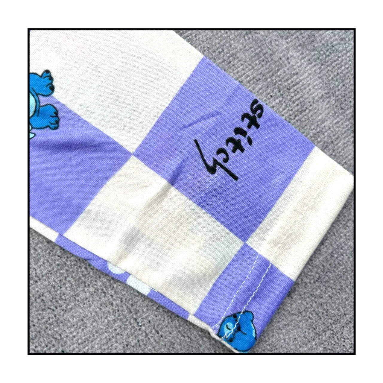 Stitch & Angel Cartoon Pajama Set for Kids – Long Sleeve Sleepwear (4–6Y) - Nestling Babies