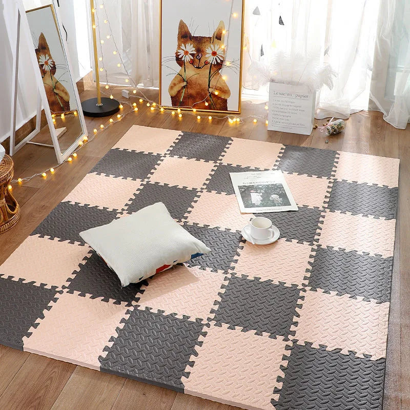 8/16PCS Baby Puzzle Foam Play Mat – Soft Interlocking Floor Tiles for Kids - Nestling Babies