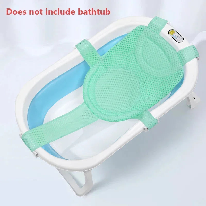 Adjustable Baby Bath Support Net – Anti-Slip Cradle Cushion for Newborns - Nestling Babies