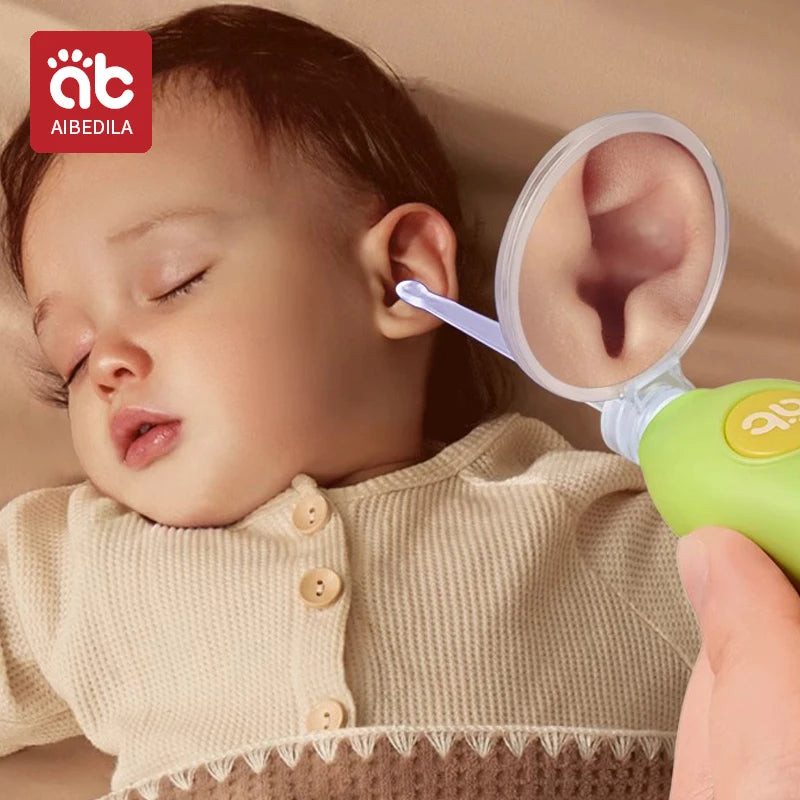 LED Baby Ear Wax Removal Kit – Gentle Light-Up Ear Cleaner Set - Nestling Babies