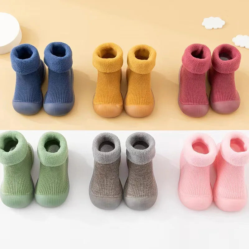 Warm Winter Baby Boots – Slip-On First Walkers for Boys & Girls (0–4 Years) - Nestling Babies