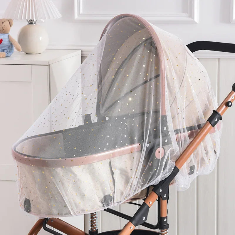 Universal Baby Stroller Mosquito Net – Sunshade Insect Protection Cover for Pushchair & Pram - Nestling Babies