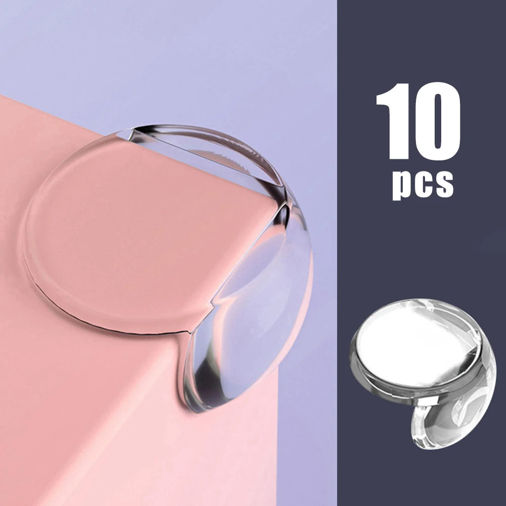 Clear Corner Protectors – 10PCS/4PCS Transparent Anti-Collision Guards for Furniture & Tables - Nestling Babies
