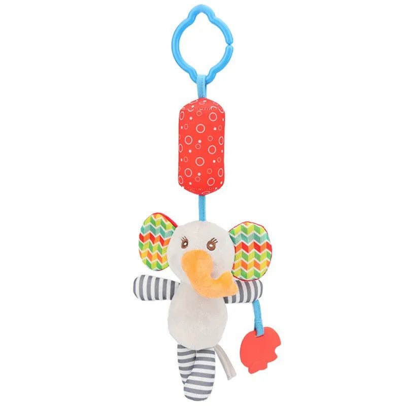 Spiral Baby Crib & Stroller Hanging Rattles Toy – Soft Cotton Mobile for Newborns & Infants - Nestling Babies