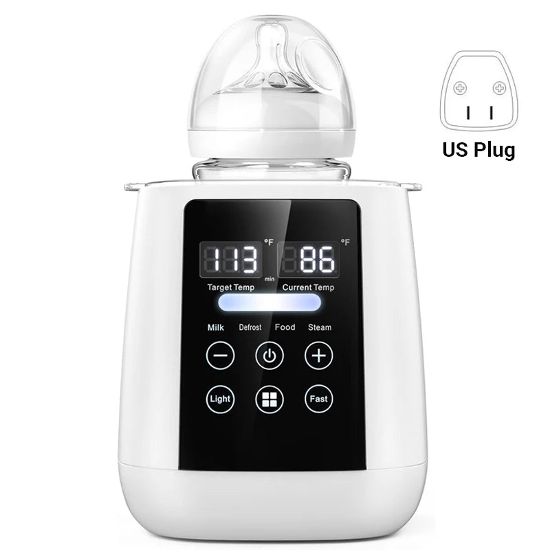 6-in-1 Baby Bottle Warmer & Sterilizer – Fast Heating with 24h Temperature Control - Nestling Babies
