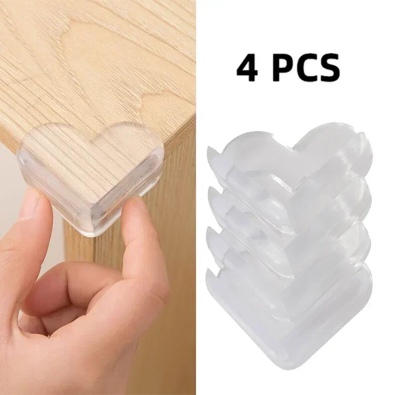 Transparent PVC Corner & Edge Guards – Anti-Bump Baby Safety Strip with Double-Sided Tape - Nestling Babies