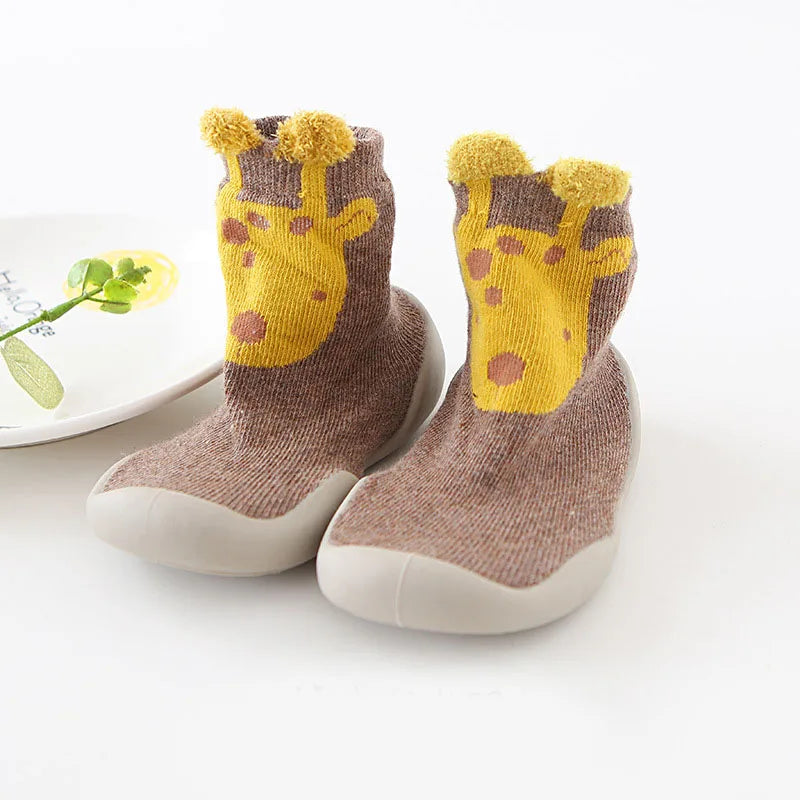 Soft Knit Baby First Walkers – Non-Slip Slip-On Shoes for Toddlers (0–4Y) - Nestling Babies