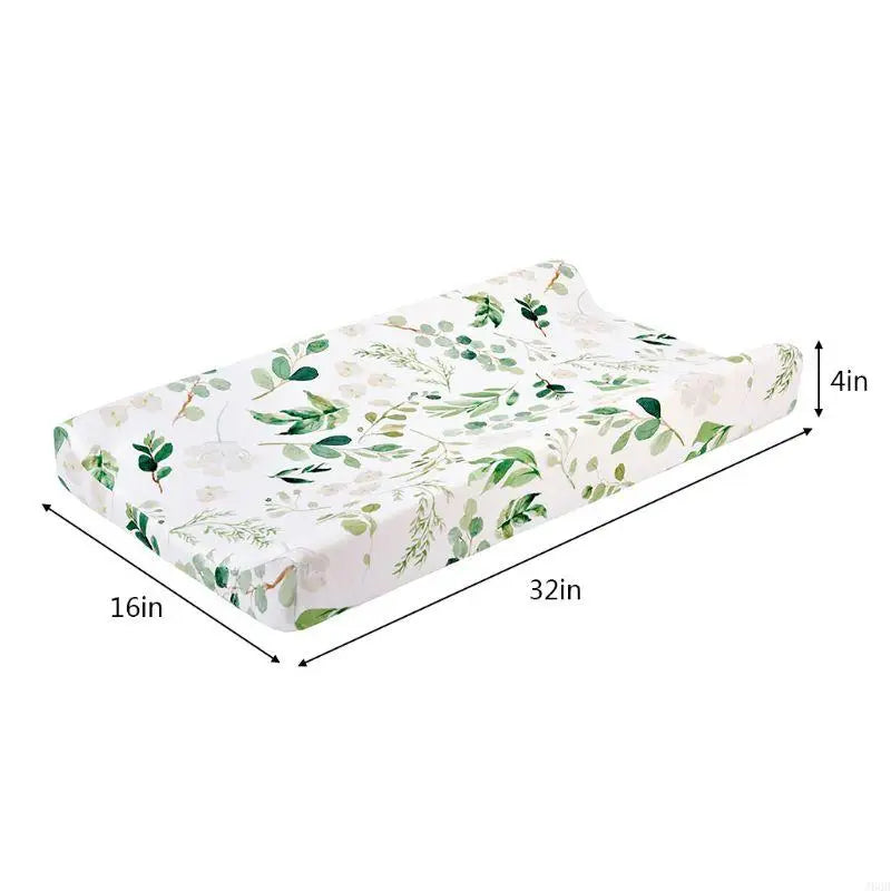 Floral Fitted Crib Sheet – Soft & Stretchy Diaper Changing Pad Cover for Nursery - Nestling Babies