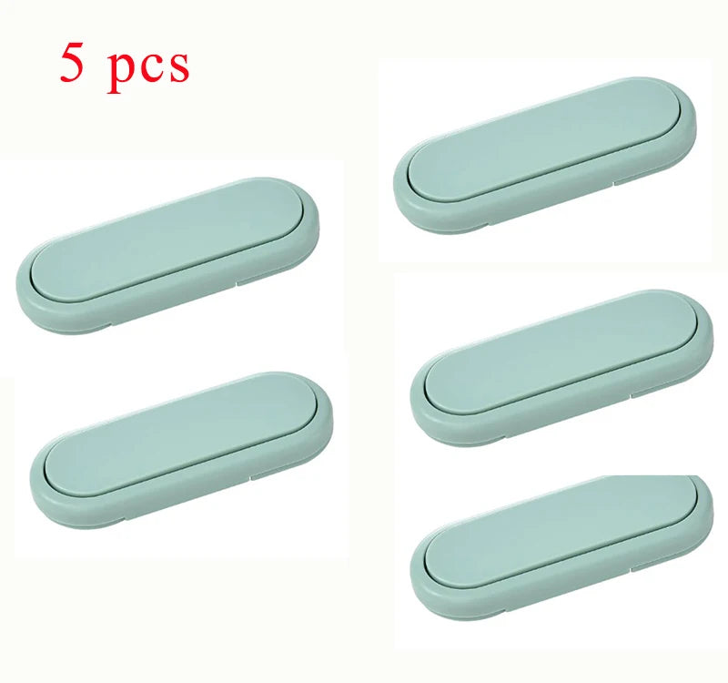 5PCS Invisible Safety Latches for Cabinets & Drawers – Baby Anti-Pinch Locks - Nestling Babies