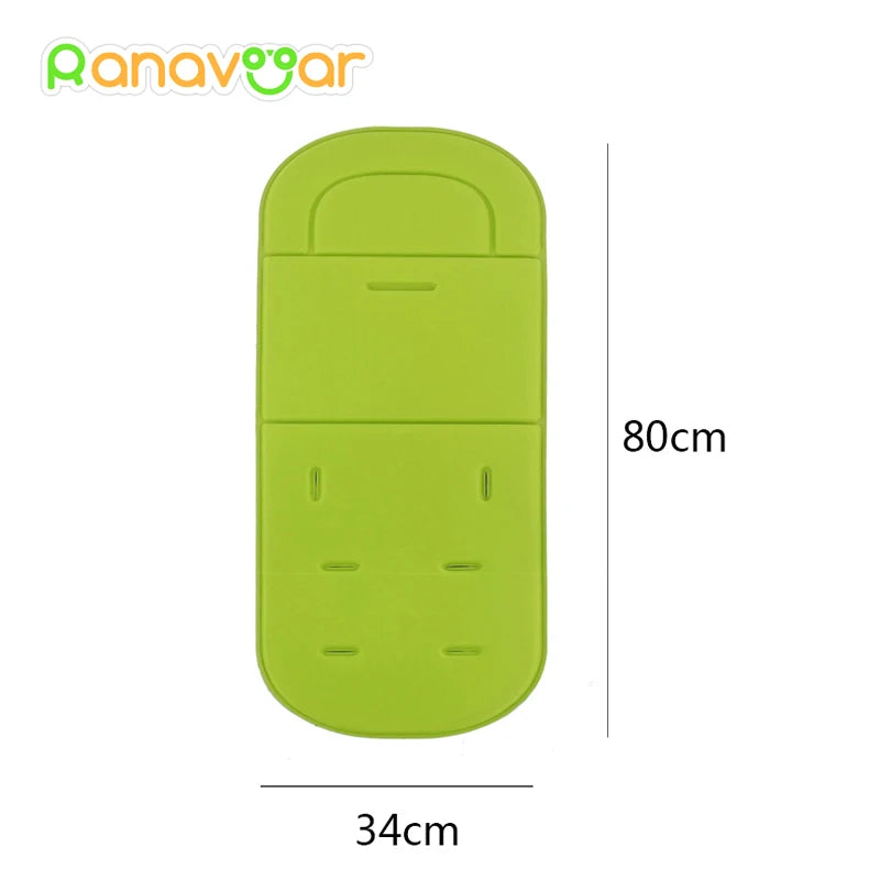 Soft Universal Stroller Seat Cushion – Breathable Baby Pad for All Seasons (0–24M) - Nestling Babies