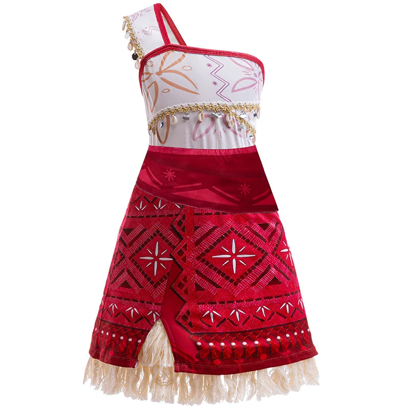 Moana 2 Princess Costume Dress – Girls’ Halloween & Party Fancy Outfit - Nestling Babies