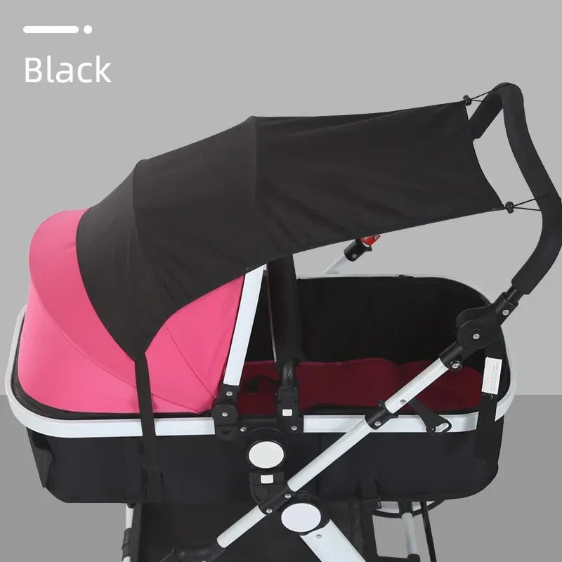 Universal Stroller Sunshade Cover – UV50+ Protection Canopy for Prams & Infant Car Seats - Nestling Babies