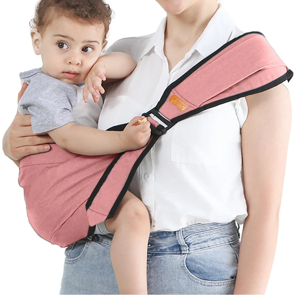Ergonomic Baby Waist Stool Carrier – 4-in-1 Adjustable Baby Hip Seat for All Seasons (0–24 Months) - Nestling Babies