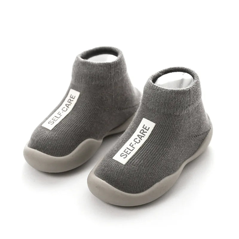 Soft Knit Baby First Walkers – Non-Slip Slip-On Shoes for Toddlers (0–4Y) - Nestling Babies