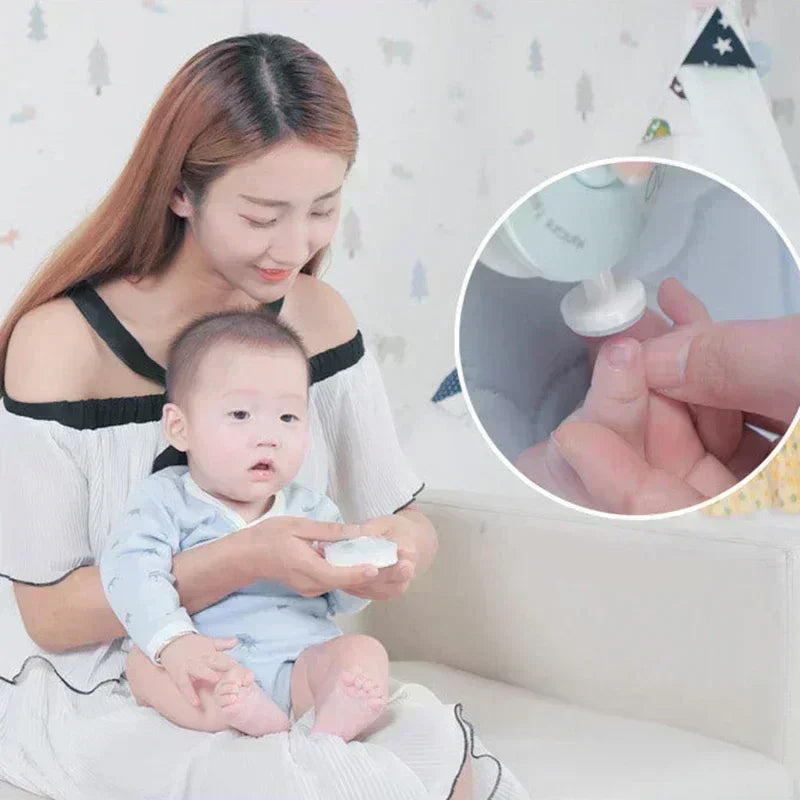Electric Baby Nail Trimmer – Gentle Nail File & Care Kit for Newborns and Toddlers - Nestling Babies