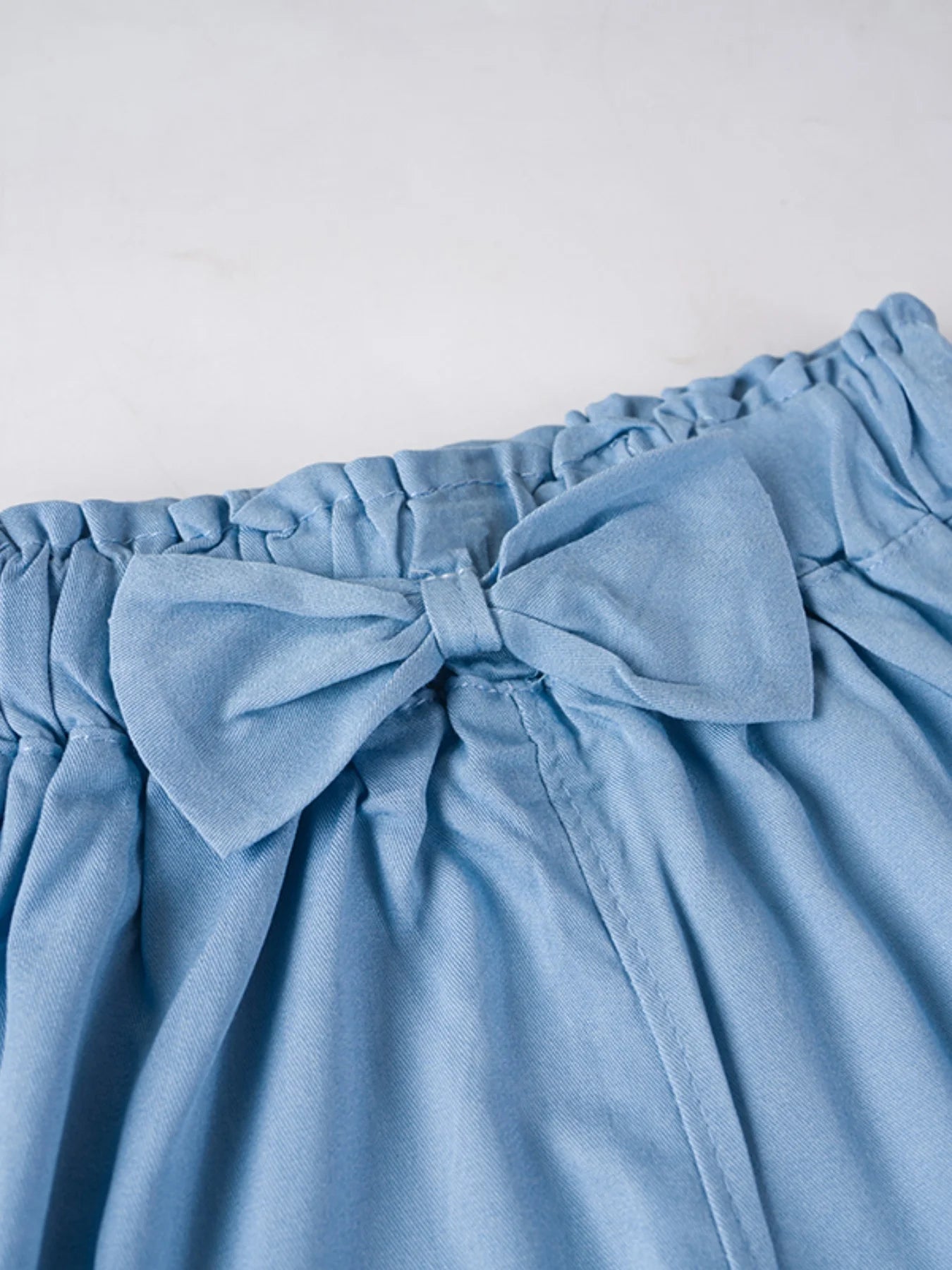 Summer Wide-Leg Chiffon Pants for Girls – Lightweight Cropped Trousers (Ages 2–10) - Nestling Babies