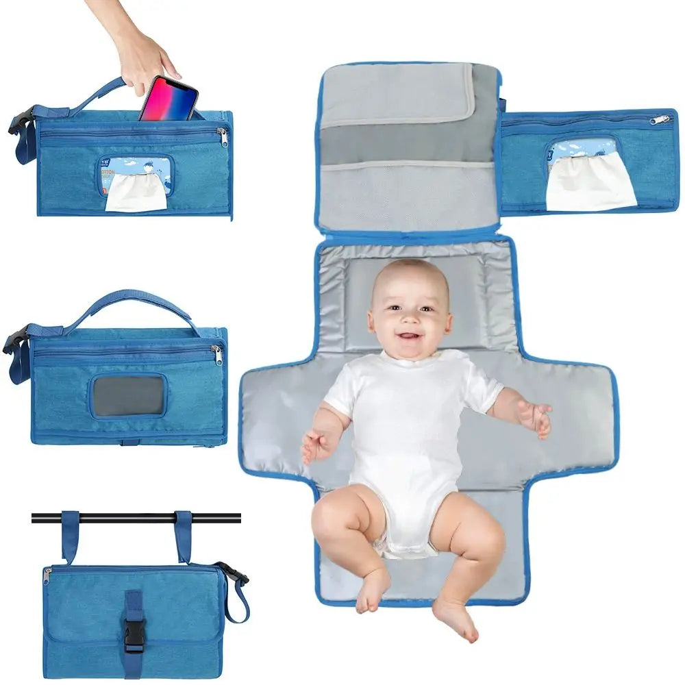 Portable Waterproof Diaper Changing Pad – Travel Essential for Modern Parents - Nestling Babies